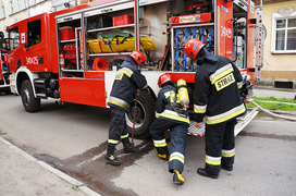 Pożar na Ogrodowej