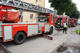 Pożar na Ogrodowej