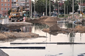 Awaria w centrum. \"504\" pod wodą
