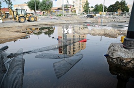 Awaria w centrum. \"504\" pod wodą