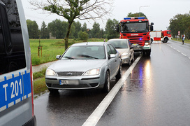 Kazimierzowo: zderzenie trzech pojazdów
