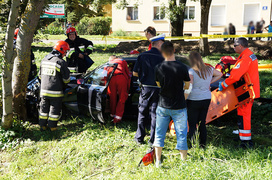 Wypadek na skrzyżowaniu
