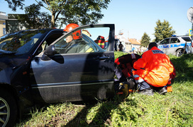 Wypadek na skrzyżowaniu