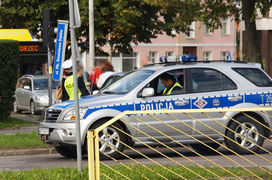 Płk. Dąbka: zderzenie matiza z mondeo