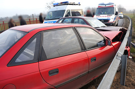 Czołowe zderzenie w Bogaczewie