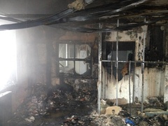 Spłonęła hurtownia odzieży używanej