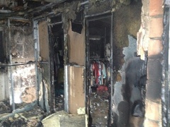 Spłonęła hurtownia odzieży używanej