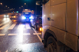 Groźne zdarzenie na obwodnicy