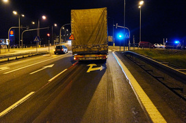 Groźne zdarzenie na obwodnicy