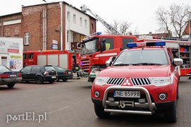 Zadymienie w Biedronce