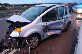 Węzeł Wschód: zderzenie czterech pojazdów