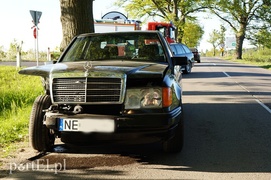 Zderzenie na wylocie z Elbląga