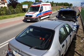 Czołowe zderzenie w Nowinie