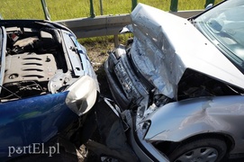 Czołowe zderzenie w Nowinie