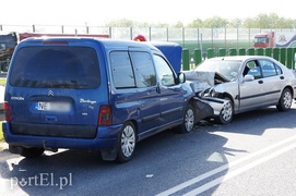 Czołowe zderzenie w Nowinie