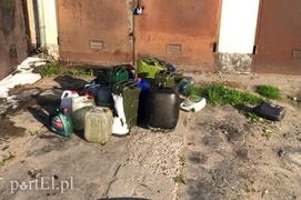 Pożar w garażu przy Malborskiej
