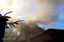Witkiewicza: pożar domu