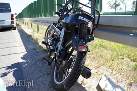 Wypadek w Nowinie: ranny motorowerzysta w szpitalu