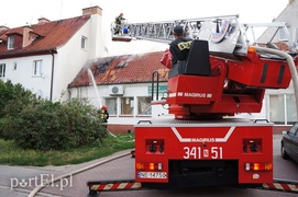 Pożar przy Sadowej