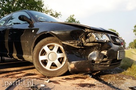 Wypadek w Kazimierzowie: ranny motocyklista w szpitalu