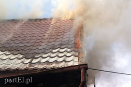Pożar domu przy Marymonckiej