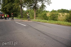 Dąbrowa Kolonia: autem dostawczym w drzewo