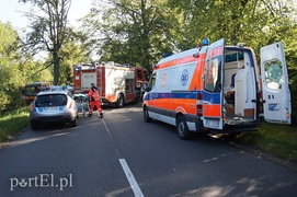 Wypadek na wylocie z Elbląga
