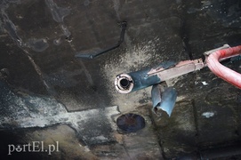 Pożar w budynku dawnej mleczarni