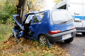 Wypadek między Hutą Żuławską a Pogrodziem