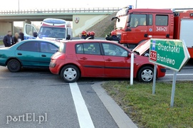 Węzeł Wschód: zderzenie dwóch pojazdów