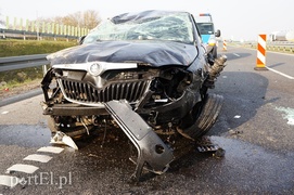 S7: dachowanie po uderzeniu w barierę energochłonną