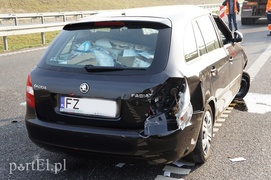 S7: dachowanie po uderzeniu w barierę energochłonną