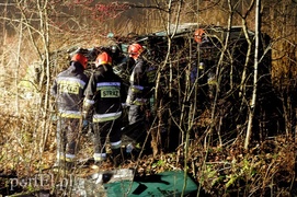 Wypadek samochodu Straży Granicznej