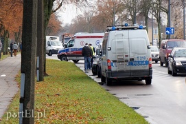 Efekt domina przy hali CSB