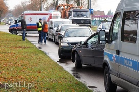 Efekt domina przy hali CSB