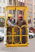 Alpiniści na wieży katedralnej