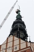Alpiniści na wieży katedralnej