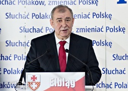 Kaczyński w Elblągu na finiszu kampanii