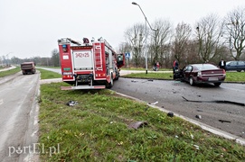 Ciężarówką wjechał w opla na Modrzewinie