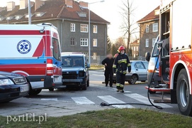 Zderzenie na skrzyżowaniu Łęczycka-Grottgera-Rawska