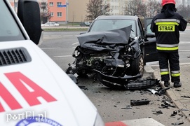 Ogólna-Legionów: wypadek na skrzyżowaniu