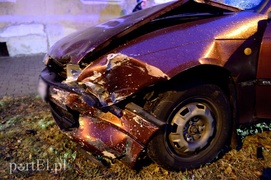 Czołowe zderzenie na Wiejskiej