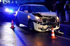 Czołowe zderzenie na Wiejskiej