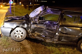 Wypadek na skrzyżowaniu ul. Żuławskiej z obwodnicą