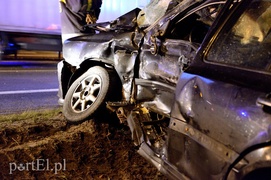 Wypadek na skrzyżowaniu ul. Żuławskiej z obwodnicą