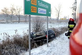 Rubno Wielkie: opel w rowie, jedna osoba w szpitalu