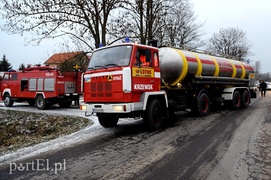 Pożar w Raczkach Elbląskich