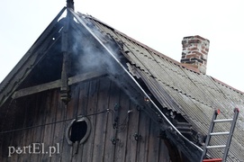 Pożar w Raczkach Elbląskich