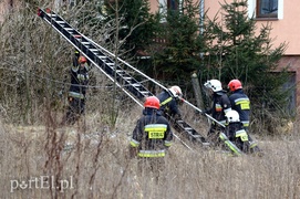 Pożar w Raczkach Elbląskich