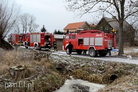 Pożar w Raczkach Elbląskich